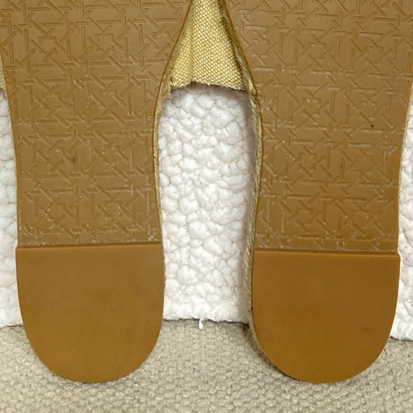 Jewel Badgley Mischka Womens Tan Embroidered/Beaded Espadrille Sandals Size US 8 - Picture 10 of 11